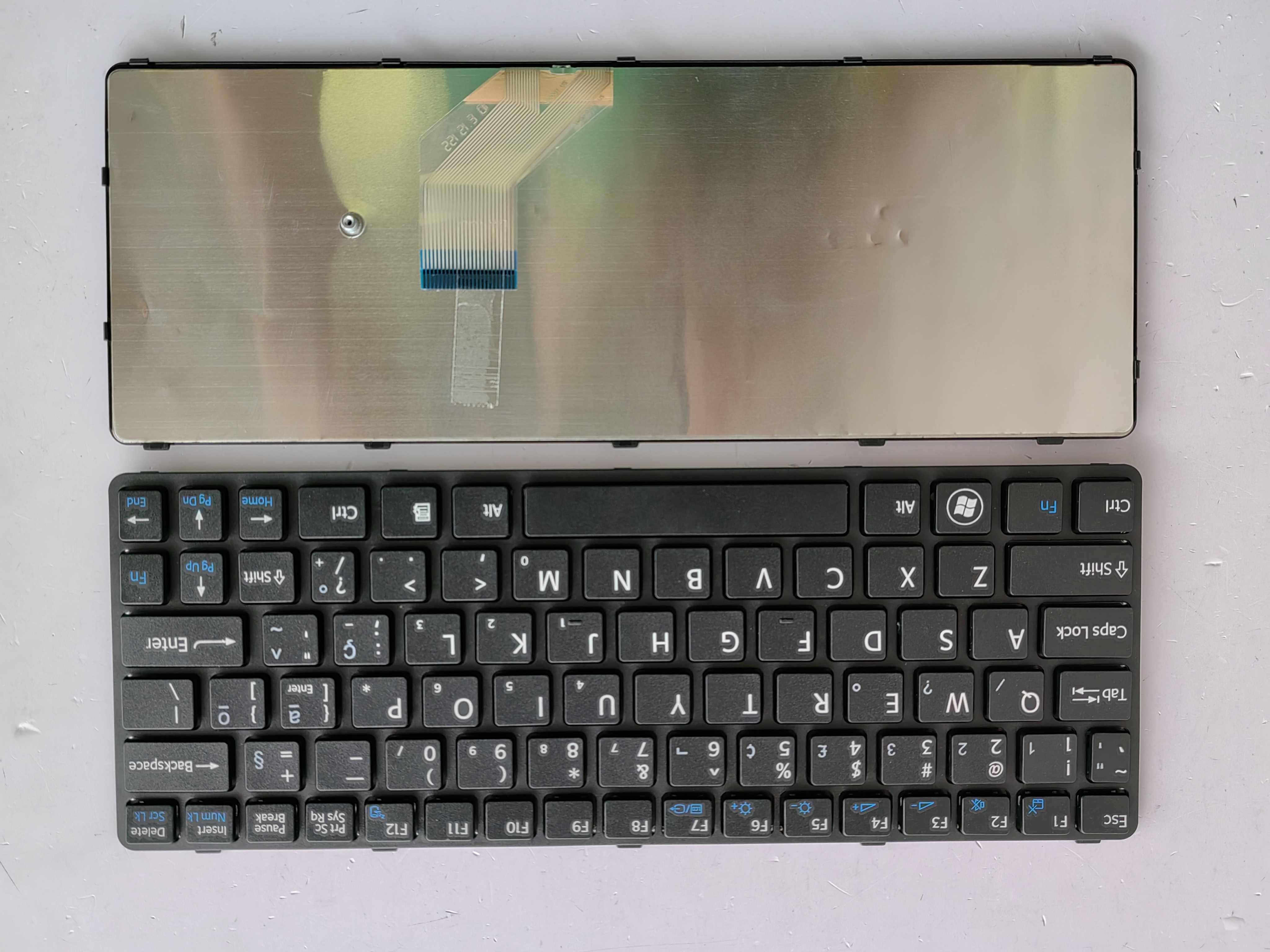 Picture of New Replacement Laptop Keyboard For SONY SVE11 BLACK FRAME BLACK (OEM) BR Layout